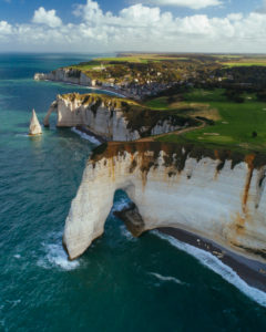 Étretat Steilfelsen in Frankreich Étretat Steilfelsen in Frankreich